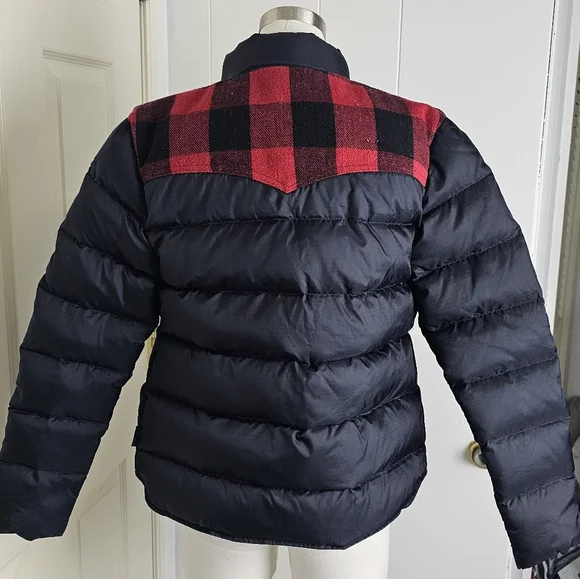 Penfield x Madewell Rockford Black Down Jacket Women Puffy Jacket Short S - Picture 9 of 13